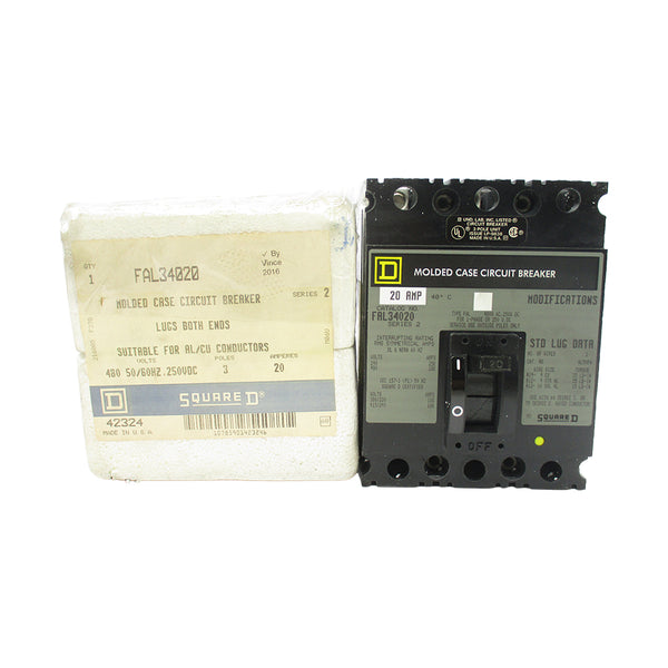 SQUARE D FAL34020 SER. 2  480VAC 20A NSMP