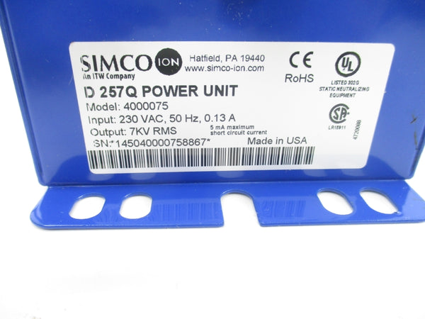 SIMCOION D257Q 4000075 230VAC 0.13A NSNP