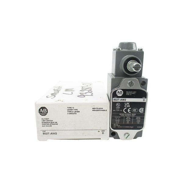ALLEN BRADLEY 802T-AW2 SER. D 120-600VAC 60A (WH) NSMP