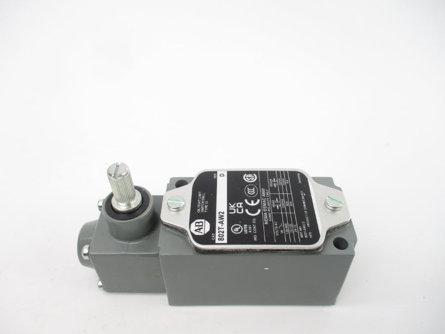 ALLEN BRADLEY 802T-AW2 SER. D 120-600VAC 60A (WH) NSMP