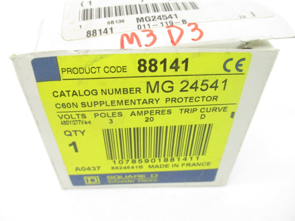 SQUARE D MG24541 277VAC 20A NSMP