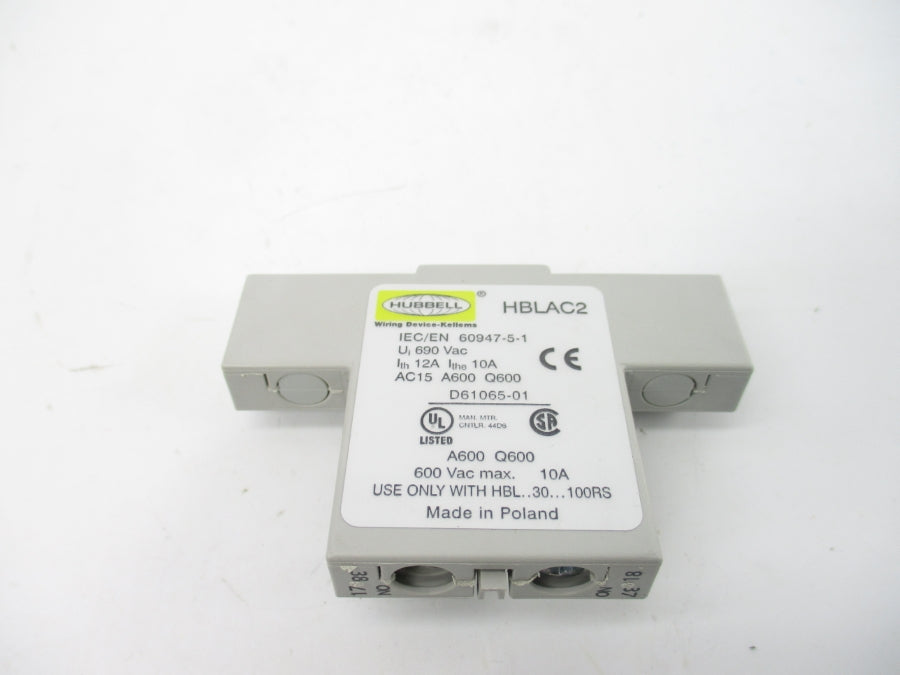 HUBBELL HBLAC2 600VAC 10A NSMP