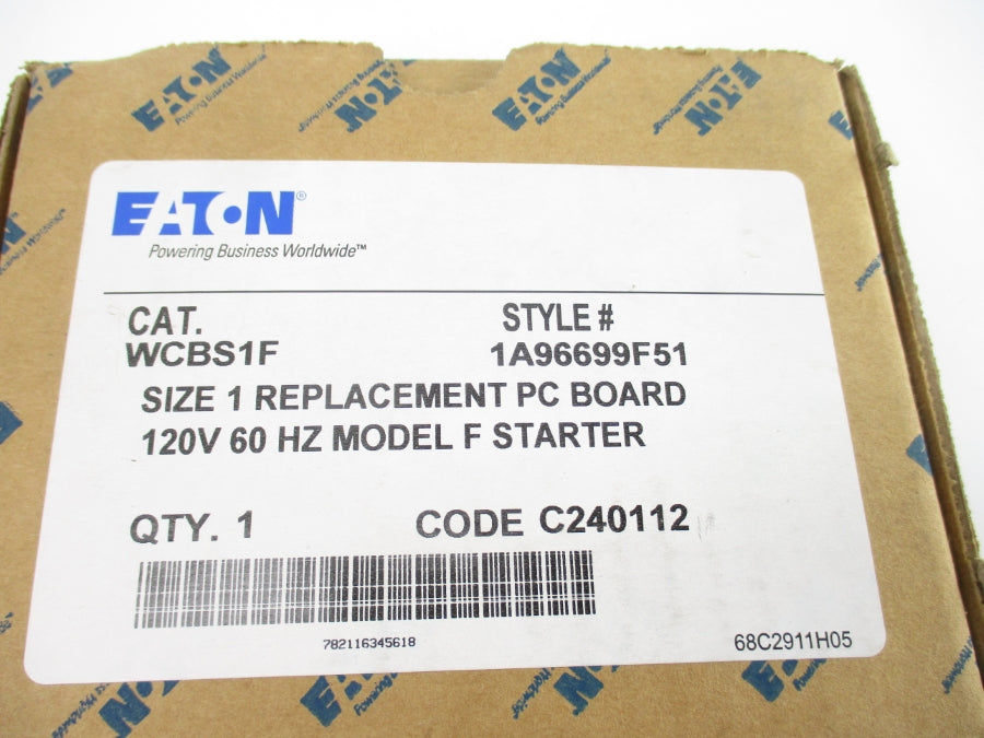 EATON WCBS1F 1A96699F51 120V NSMP