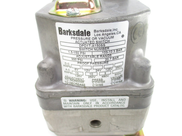 BRAKSDALE DPD1T-A150SS 480V 3A 1.5-150PSI NSNP