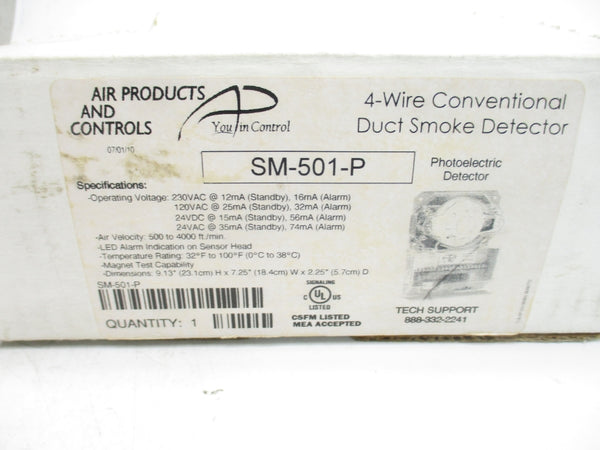 AIR PRODUCTS AND CONTROLS SM-501-P 230VAC 10A 32'F-100'F NSMP