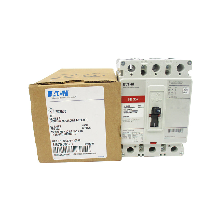 EATON FD3050 SER. C 600VAC 50A NSMP