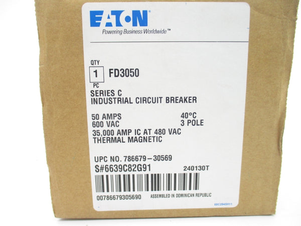 EATON FD3050 SER. C 600VAC 50A NSMP