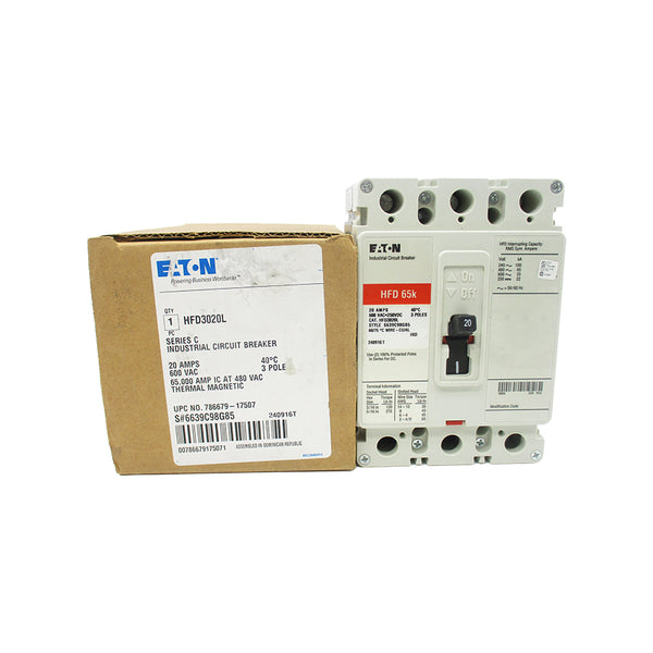 EATON HFD3020L SER. C 600VAC 20A NSMP