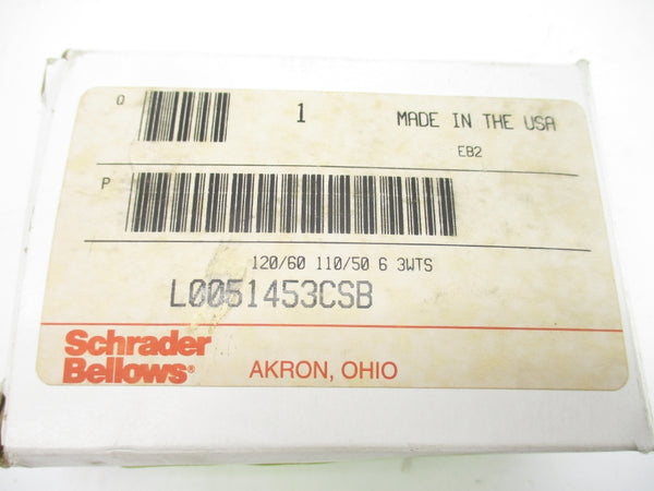 SCHRADER BELLOWS L0051453CSB 110/120V NSMP