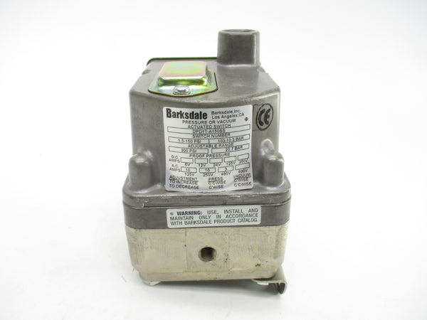 BARKSDALE DPD1T-A150SS 480VAC 3A 1.5-150PSI NSMP