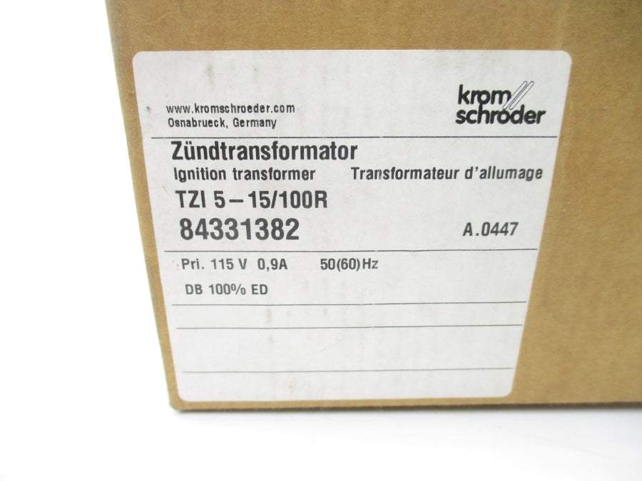 KROM SCHRODER TZI5-15/100R 84331382 115V 0.9A NSMP