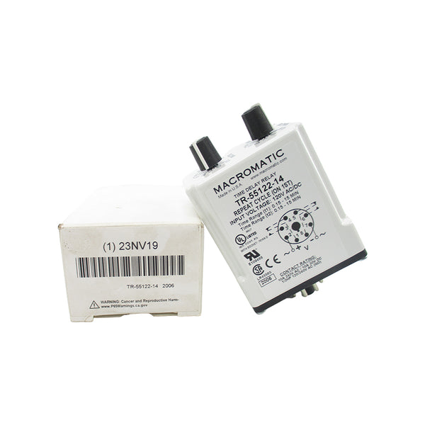 MACROMATIC TR-55122-14 23NV19 120-240VAC 10A 0.15-15MIN NSMP