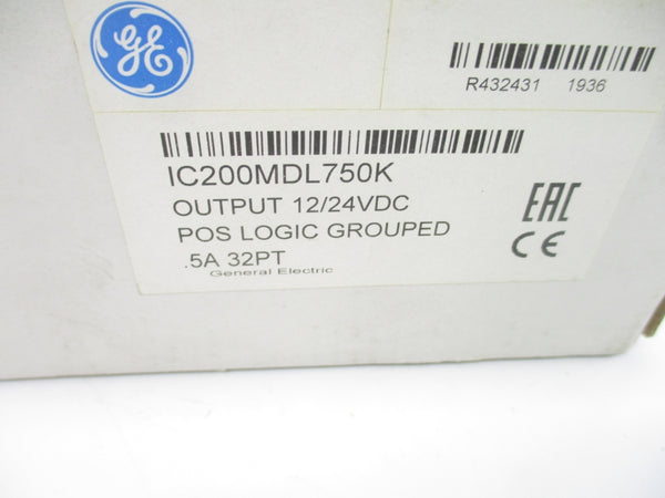 GENERAL ELECTRIC IC200MDL750K 12/24VDC .5A NSFS