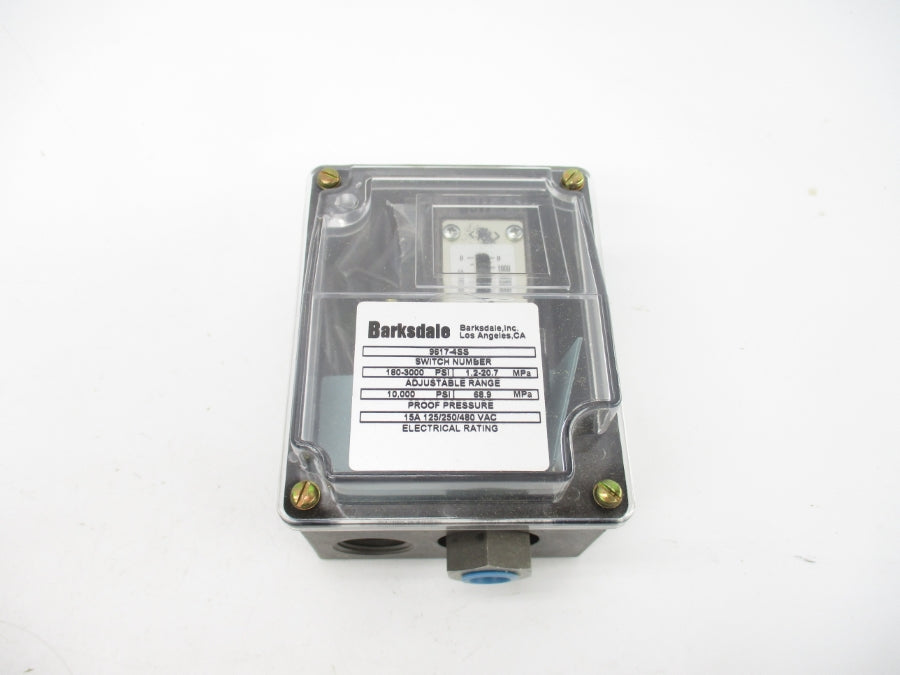 BARKSDALE 9617-4SS 480VAC 15A 180-3000PSI NSMP