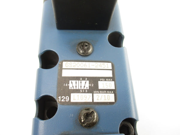 REXROTH GS20061-2451 12VAC 150PSI UNMP