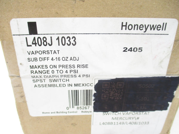 HONEYWELL L408J1033 0-4PSI NSMP