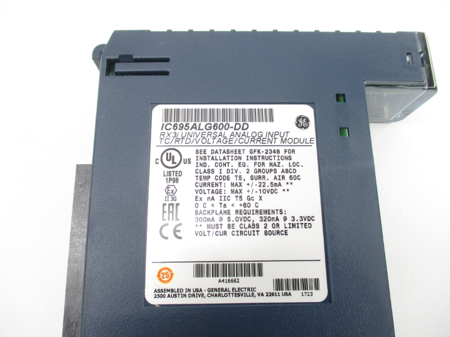 GENERAL ELECTRIC IC695ALG600-DD 10VDC NSNP