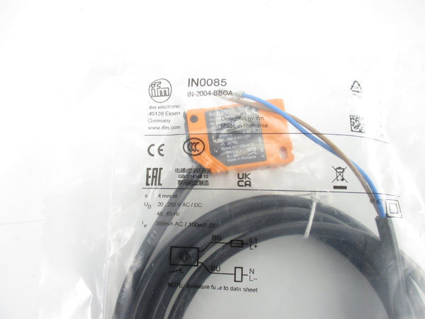 IFM EFECTOR IN0085 IN-2004-BBOA 20-250VAC/DC NSMP