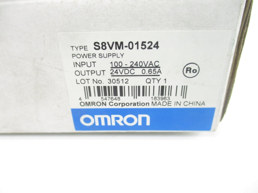 OMRON S8VM-01524 100-240VAC 0.5A NSMP
