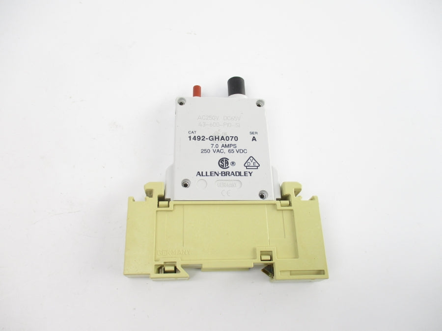 ALLEN BRADLEY 1492-GHA070 SER. A 250VAC 7.0A (GY/BL) NSMP