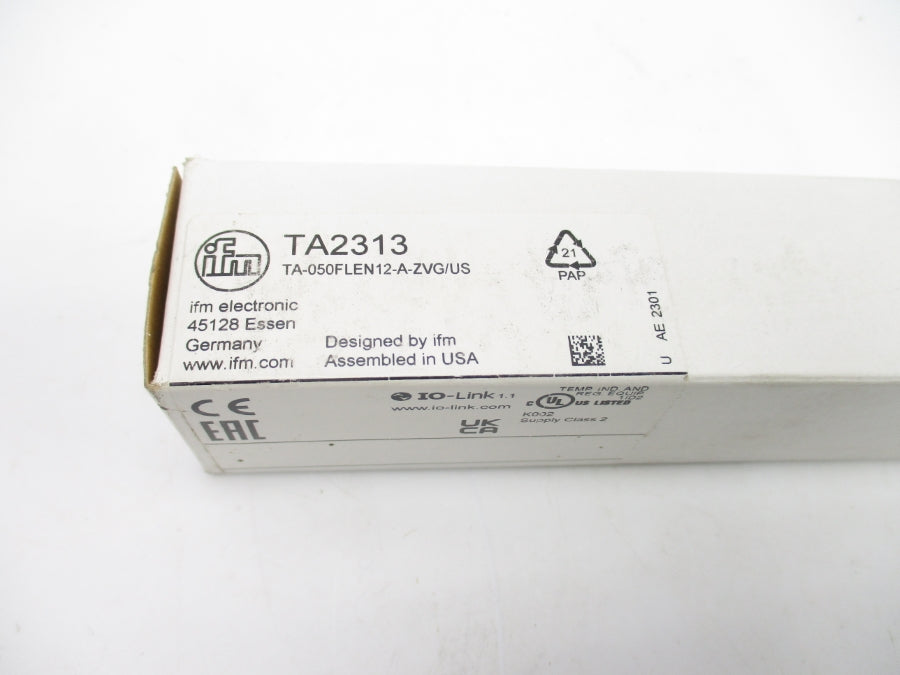 IFM EFECTOR TA2313 TA-050FLEN12-A-ZVG/US 18-32VDC NSMP