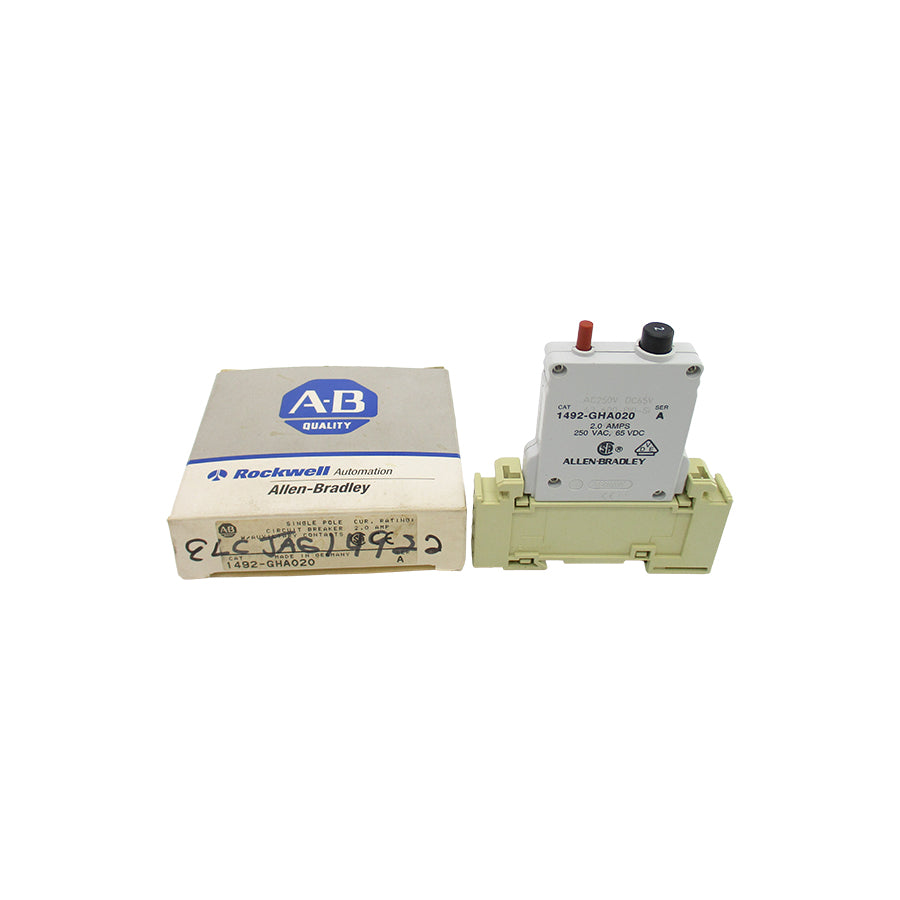 ALLEN BRADLEY 1492-GHA020 SER. A 250VAC 2.0A (GY/BL) NSMP