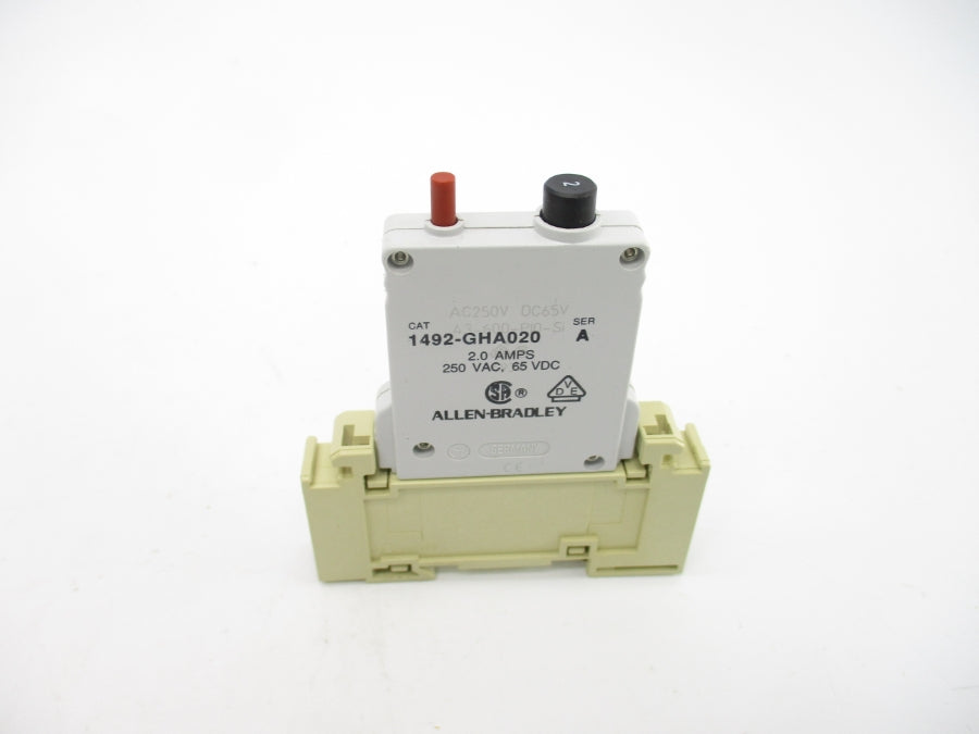 ALLEN BRADLEY 1492-GHA020 SER. A 250VAC 2.0A (GY/BL) NSMP