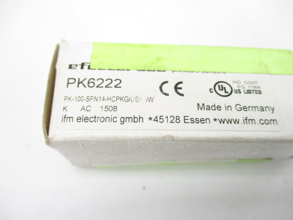 IFM EFECTOR PK6222 PK-100-SFN14-HCPKG/US//W 9.6-32VDC NSMP
