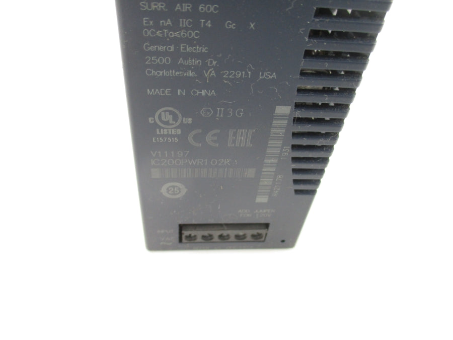 GENERAL ELECTRIC IC200PWR102K 120/240VAC NSNP