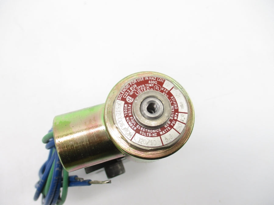 PETER PAUL ELECTRONICS OE53Z0006JCCM SVF-CSV-2-7 120V 150PSI NSNP