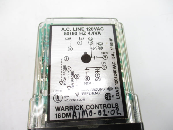 WARRICK CONTROLS 16DMRIM0-02-02 120/240VAC 5A NSNP