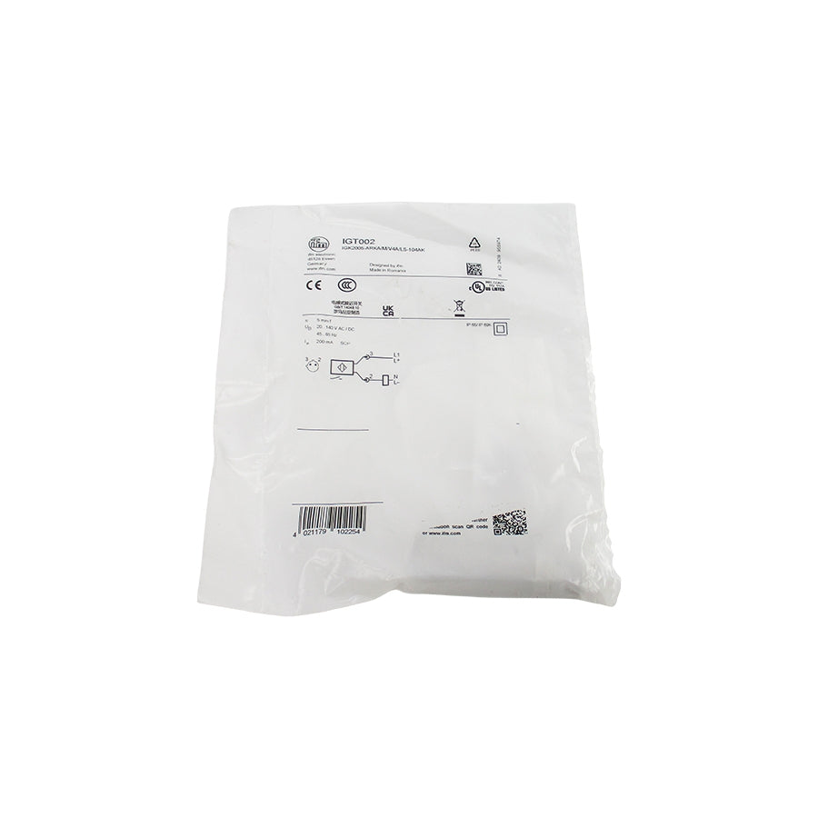 IFM EFECTOR IGT002 IGK2005-ARKA/M/V4A/LS-104K 20-140VAC/DC NSMP