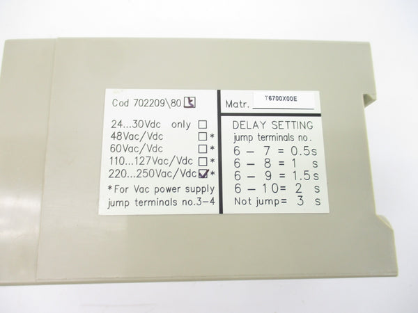 ABB 702209/80 220-250VAC/DC NSNP