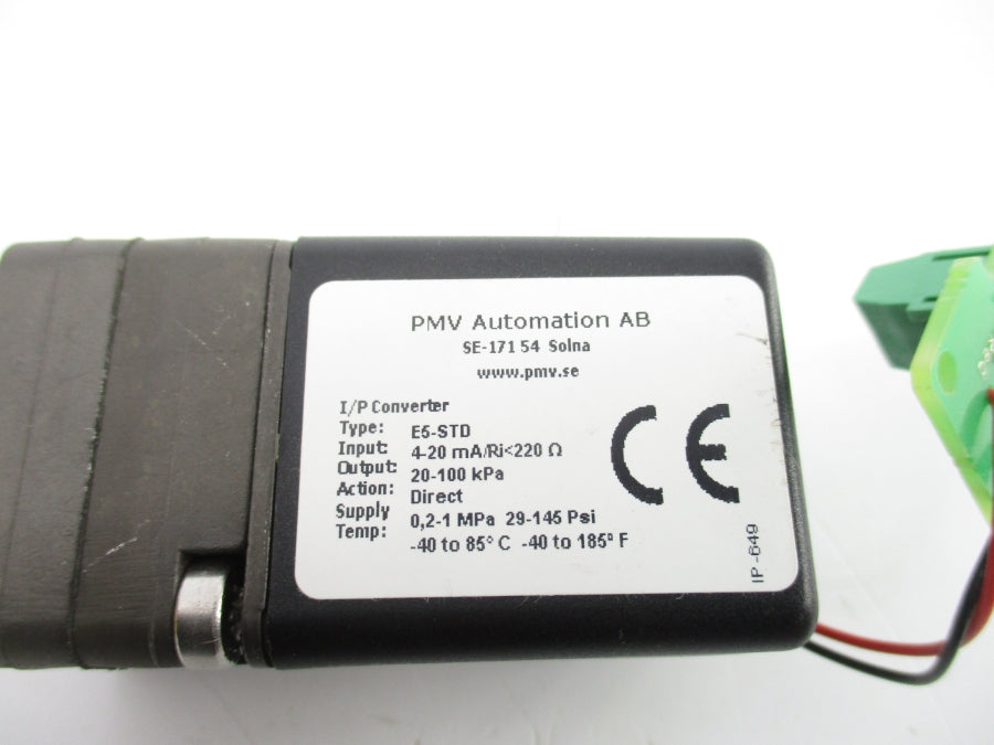 PMV AUTOMATION E5-STD 29-145PSI NSNP