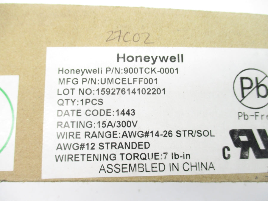 HONEYWELL 900TCK-0001 UMCELFF001 300V 15A NSMP