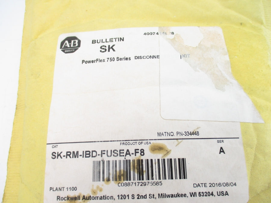 ALLEN BRADLEY SK-RM-IBD-FUSEA-F8 SER. A NSFS