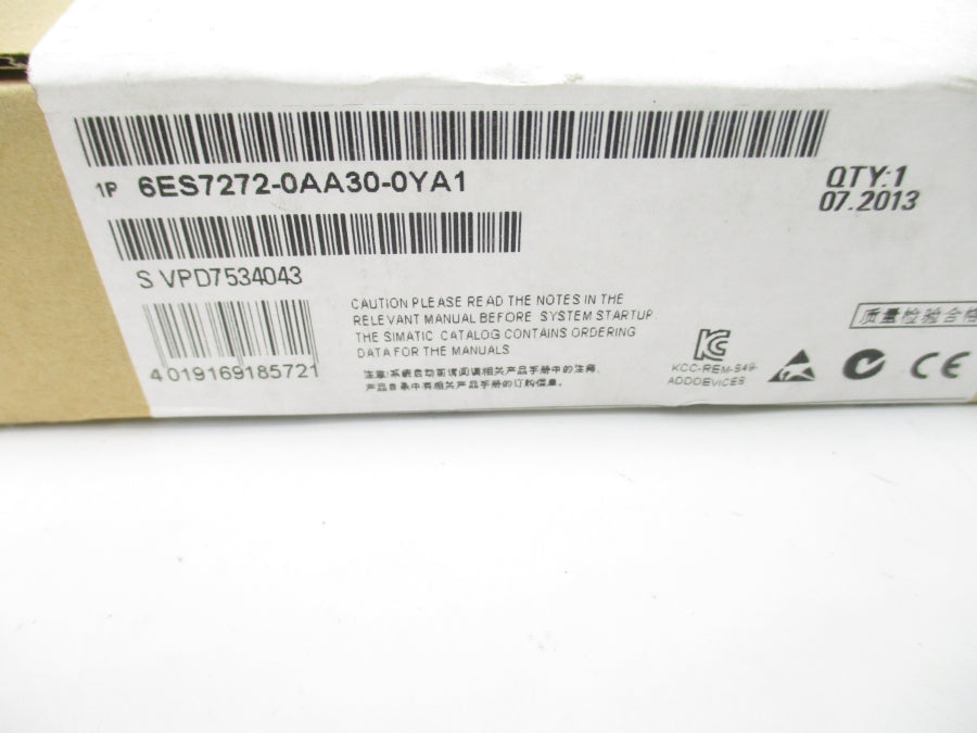 SIEMENS 6ES7272-0AA30-0YA1 NSFS