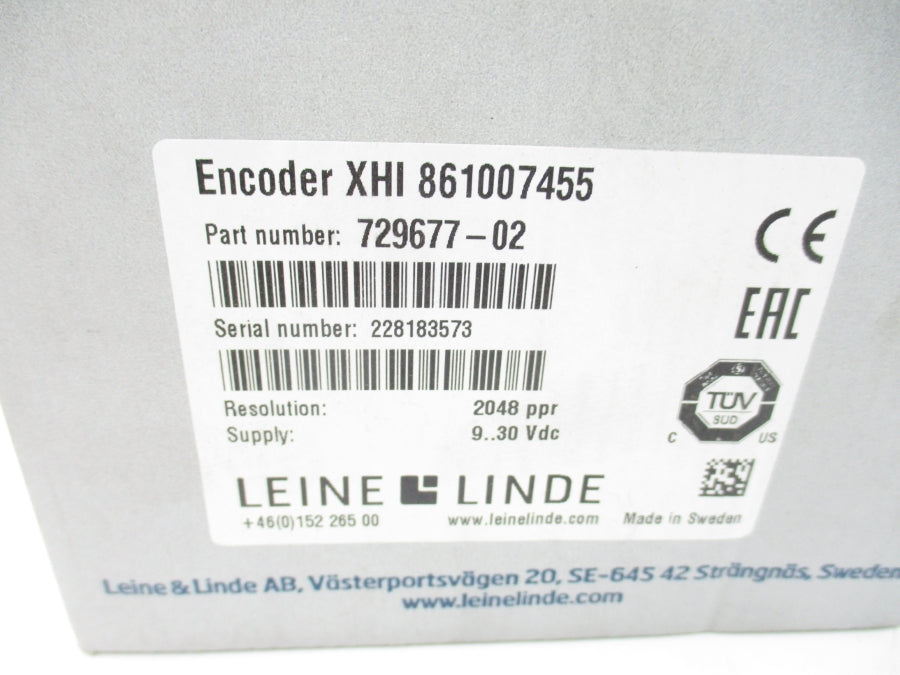 LEINE LINDE 729677-02 9-30VDC NSMP