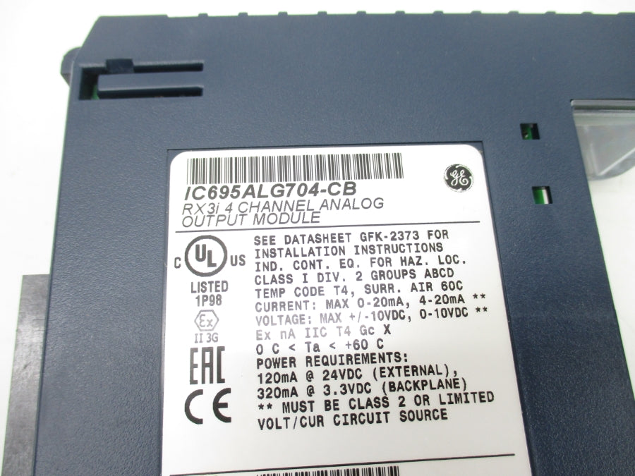 GENERAL ELECTRIC IC695ALG704-CB NSNP