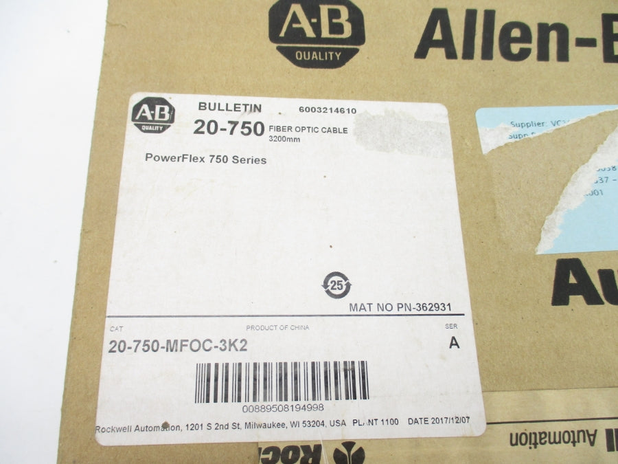 ALLEN BRADLEY 20-750-MFOC-3K2 SER. A NSMP