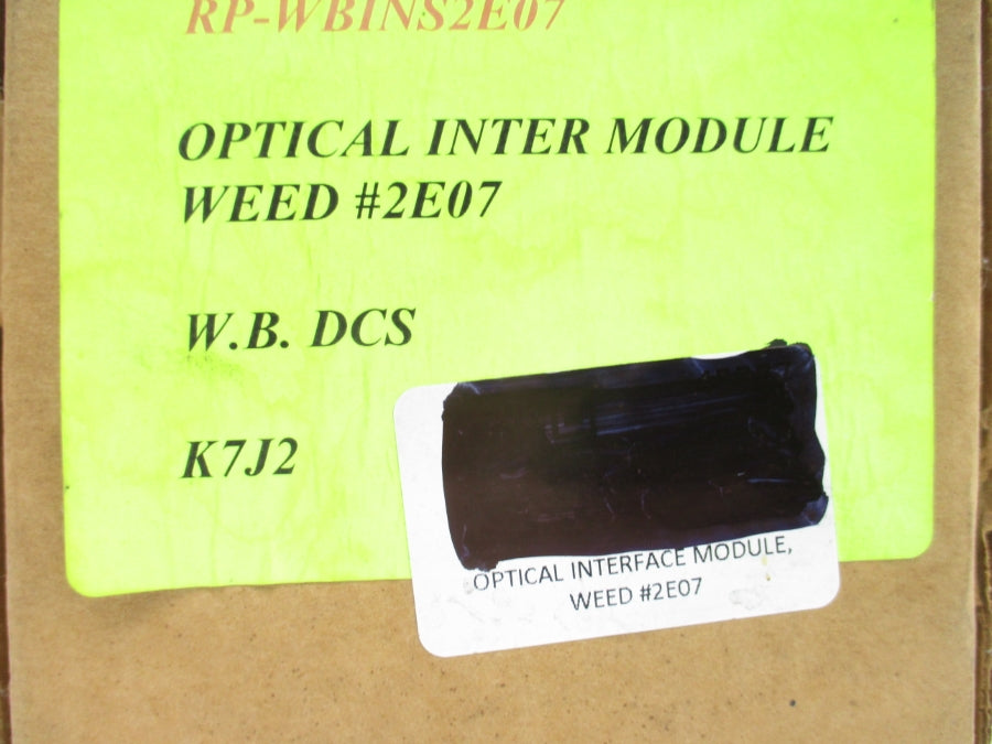 WEED INSTRUMENT 2E07 NSMP