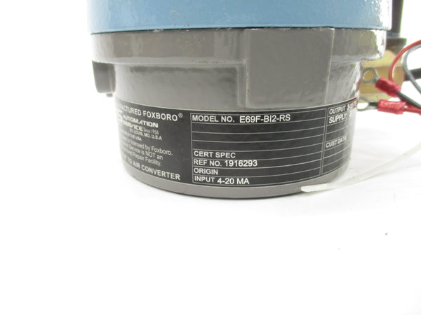 FOFXBORO E69F-BI2-RS 3-15PSI NSNP