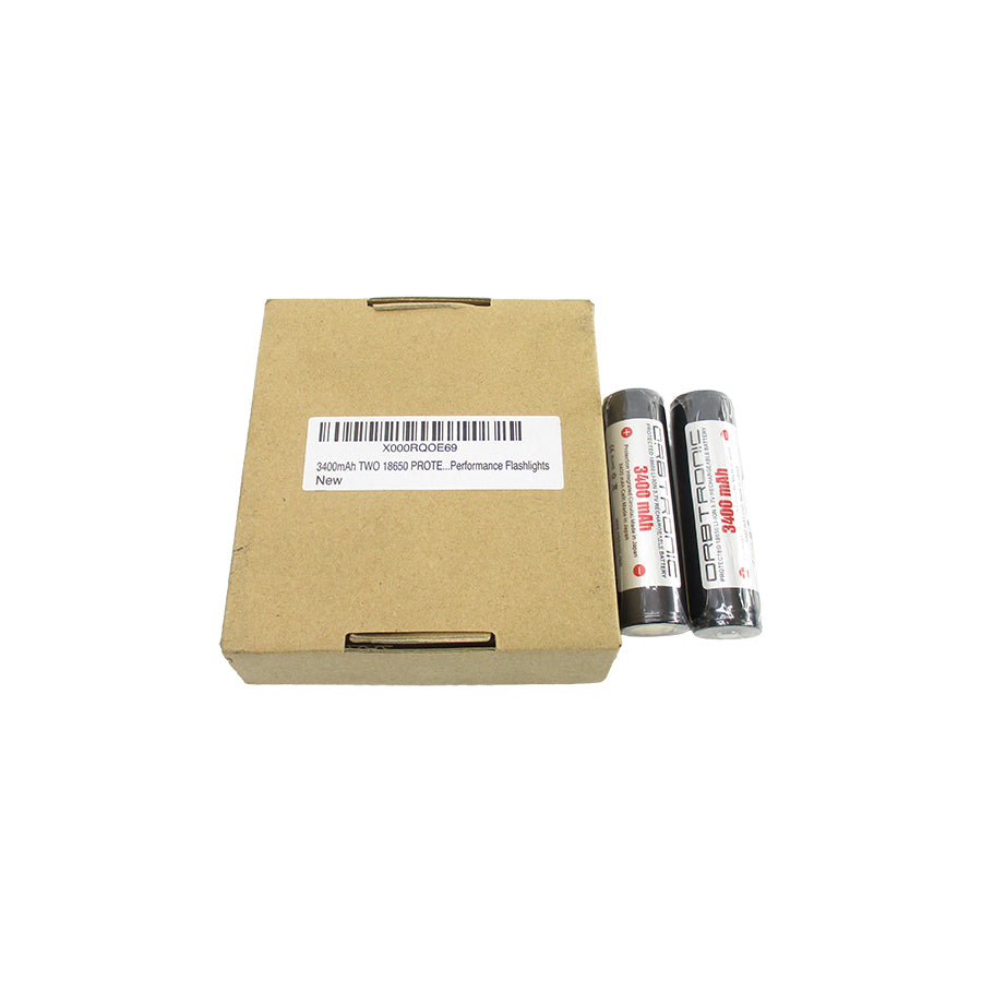 ORBTRONIC 3400MAH 18650 X00RQOE69 3.7V (PKG OF 2) NSMP