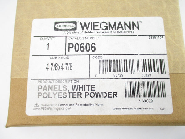 WIEGMANN P0606 NSFS