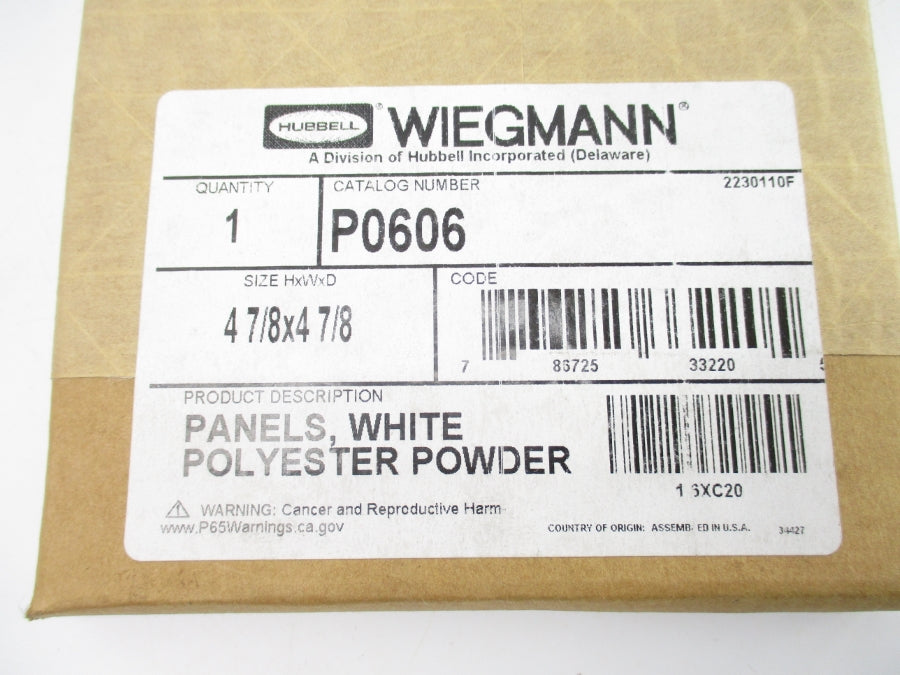 WIEGMANN P0606 NSFS