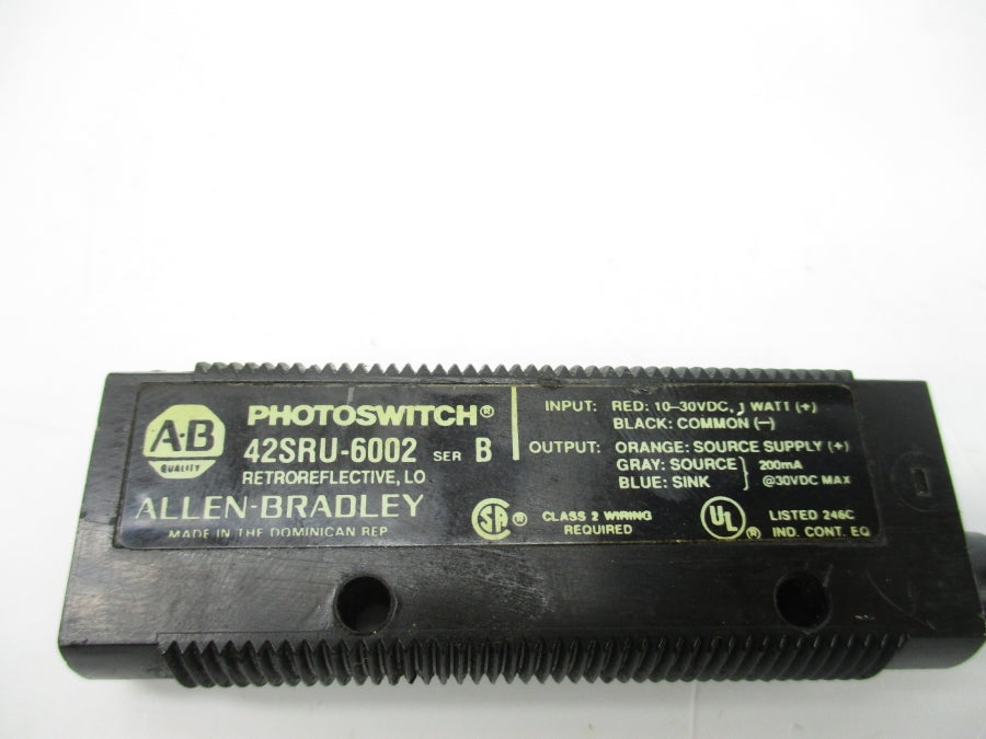 ALLEN BRADLEY 42SRU-6002 SER. B 10-30VDC UNMP
