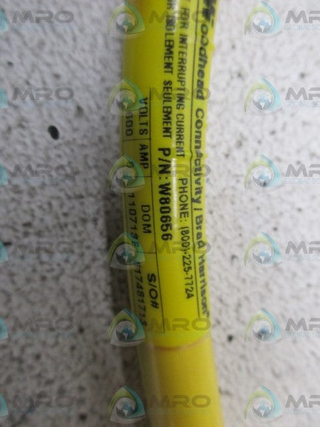 DANIEL WOODHEAD W80656 CORDSET NSNP