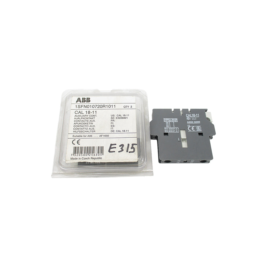 ABB 1SFN01072R1011 CAL18-11 690V 16A (PKG OF 2) NSMP