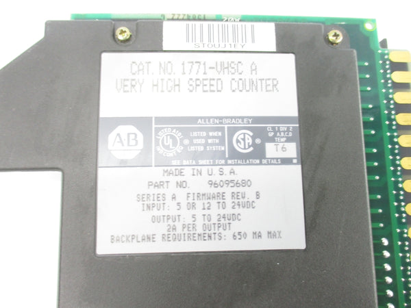 ALLEN BRADLEY 1771-VHSC SER. A F/W B 5-24VDC UNMP