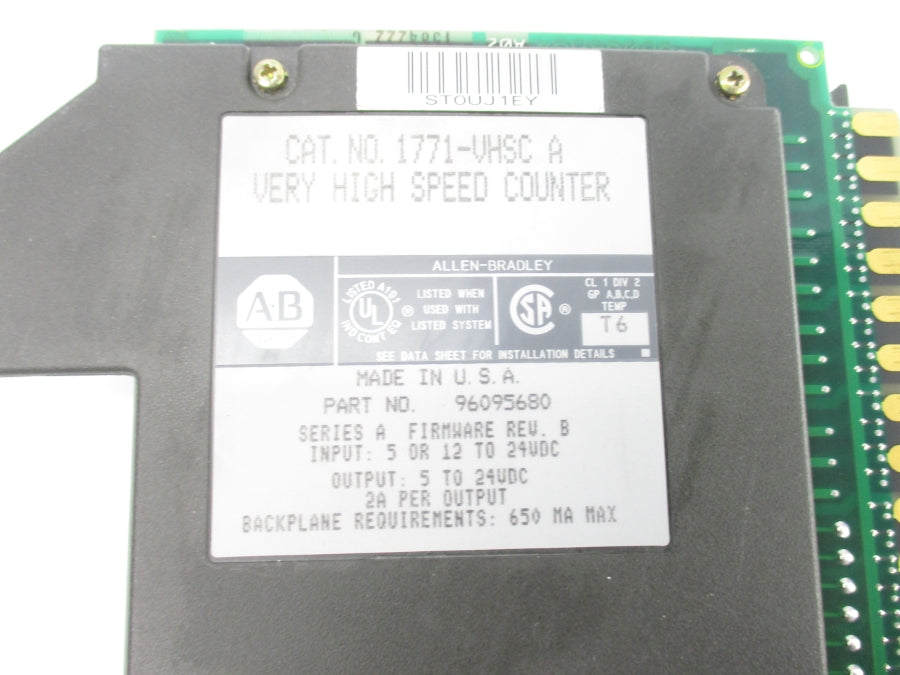 ALLEN BRADLEY 1771-VHSC SER. A F/W B 5-24VDC UNMP